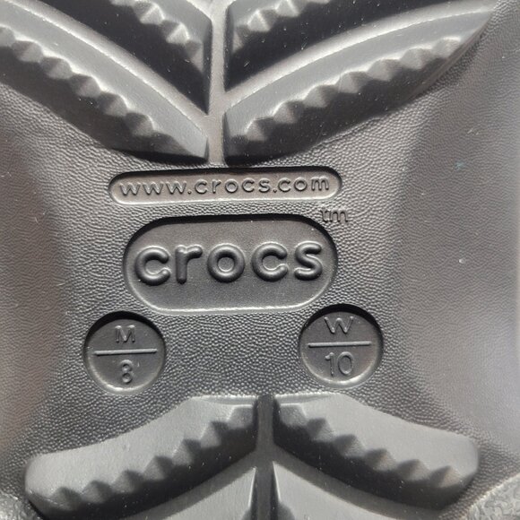 Crocs Classic All Terrain Black Platform Clogs Unisex Size US M9 W11 and M8 W10 - Picture 9 of 11